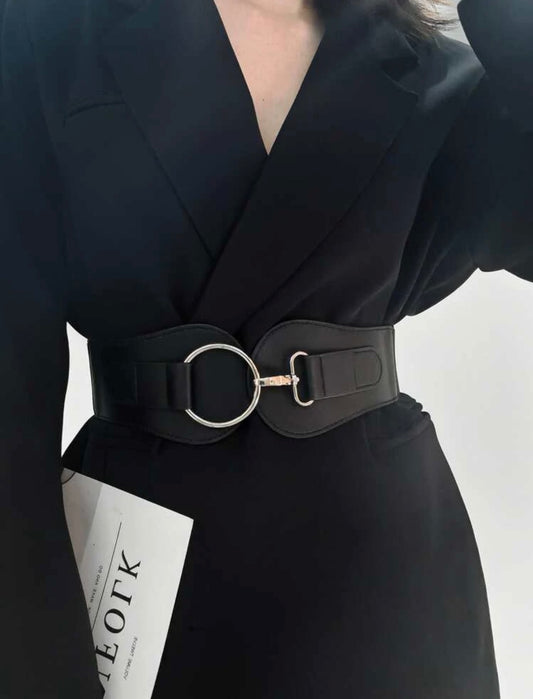 Belt with elastic band